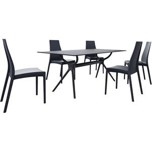 miranda dining set with 6 chairs