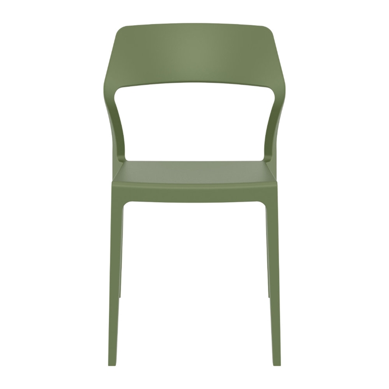Snow Dining Chair Olive Green