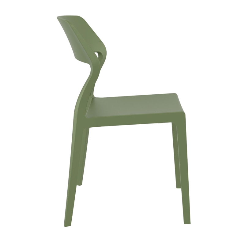 Snow Dining Chair Olive Green