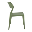 Snow Dining Chair Olive Green