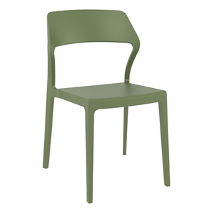Snow Dining Chair Olive Green
