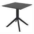 Compamia Lucy Outdoor Bistro Set 3 Piece with 27 inch Table Top Black