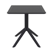 Compamia Lucy Outdoor Bistro Set 3 Piece with 27 inch Table Top Black