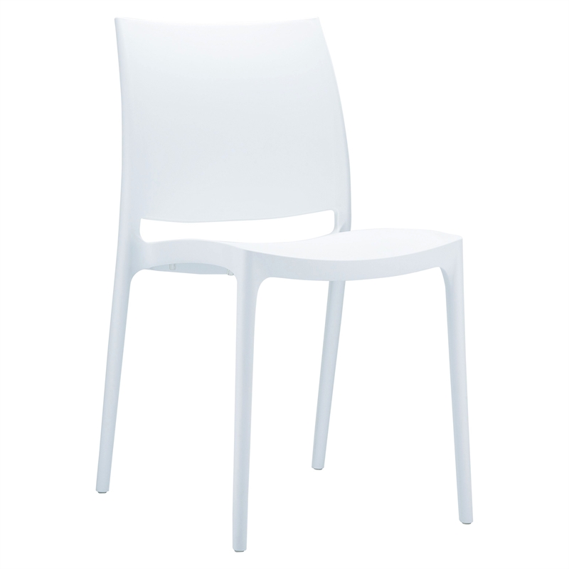 Compamia Maya Dining Set with 2 Chairs White