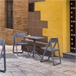 Dream Folding Outdoor Chair Dark Gray