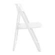 Compamia Dream Polypropylene Resin Outdoor Folding Chair in White