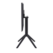 Compamia Dream Folding Outdoor Bistro Set with 2 Chairs Black