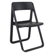 Compamia Dream Folding Outdoor Bistro Set with 2 Chairs Black