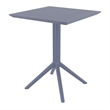 Compamia Dream Folding Outdoor Bistro Set with 2 Chairs Dark Gray