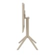 Compamia Dream Folding Outdoor Bistro Set with 2 Chairs - Taupe