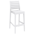 Compamia Sky Ares Square Bar Set with 2 Barstools - White