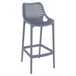 Compamia Sky Air Square Bar Set with 2 Barstools Dark Gray