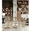 Compamia Sky Air Square Bar Set with 2 Barstools Taupe