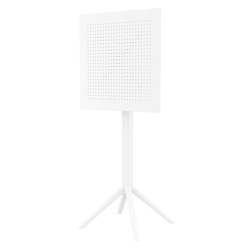 Compamia Sky Air Square Bar Set with 2 Barstools White