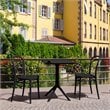 Compamia Marie 3 Piece Bistro Set in Black
