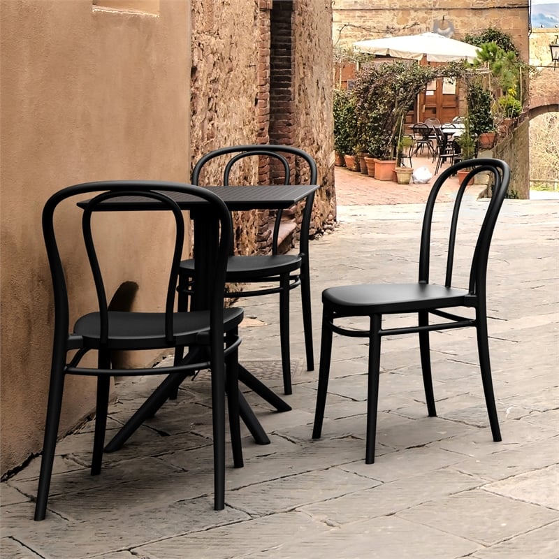 Compamia Victor Resin Outdoor Chair Black