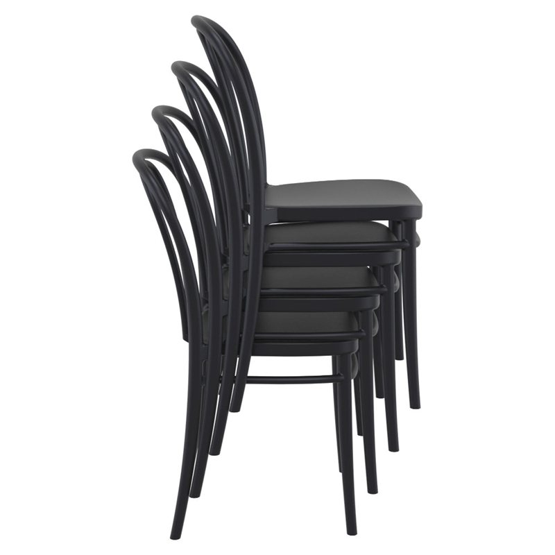 Compamia Victor Resin Outdoor Chair Black