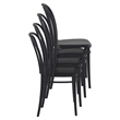 Compamia Victor Resin Outdoor Chair Black