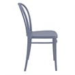 Compamia Victor Resin Outdoor Chair Dark Gray