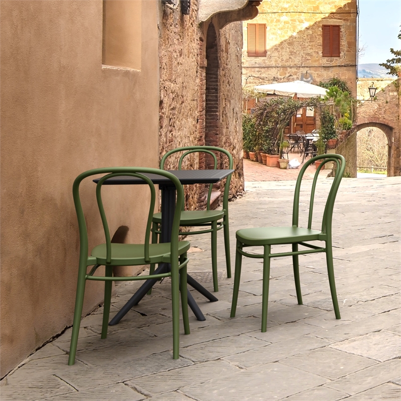 Compamia Victor Resin Outdoor Chair Olive Green