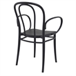 Compamia Victor XL Resin Outdoor Arm Chair Black