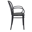Compamia Victor XL Resin Outdoor Arm Chair Black