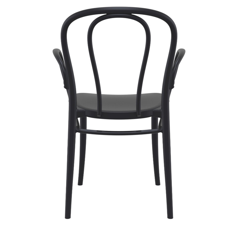 Compamia Victor XL Resin Outdoor Arm Chair Black