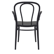 Compamia Victor XL Resin Outdoor Arm Chair Black