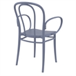 Compamia Victor XL Resin Outdoor Arm Chair Dark Gray