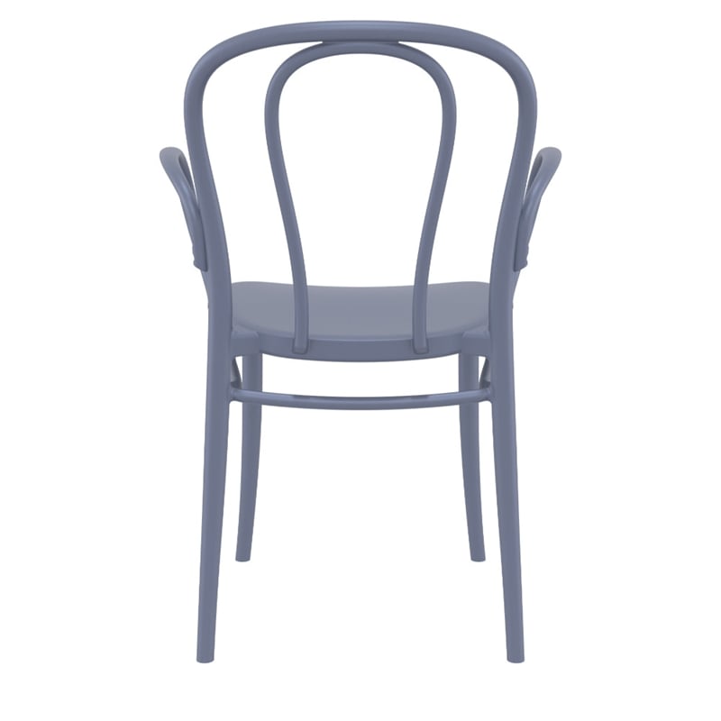 Compamia Victor XL Resin Outdoor Arm Chair Dark Gray