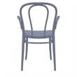 Compamia Victor XL Resin Outdoor Arm Chair Dark Gray