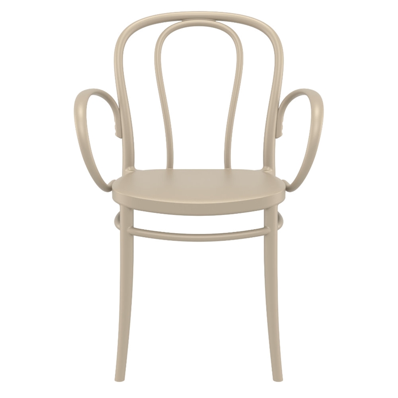Compamia Victor XL Resin Outdoor Arm Chair Taupe