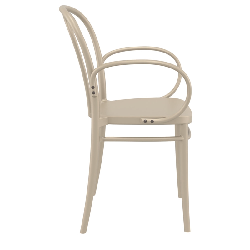 Compamia Victor XL Resin Outdoor Arm Chair Taupe