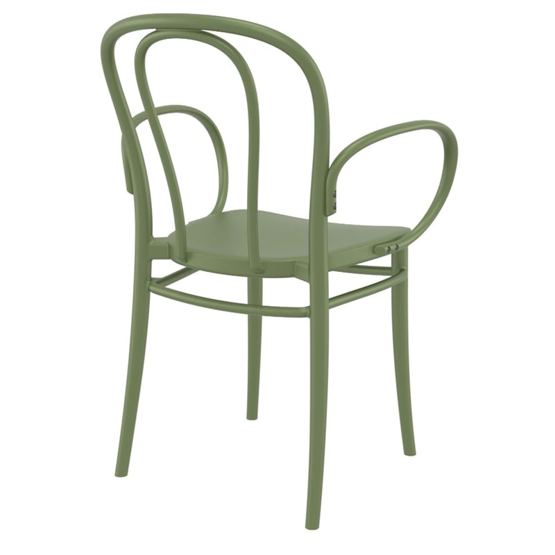 Compamia Victor XL Resin Outdoor Arm Chair Olive Green