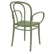 Compamia Victor XL Resin Outdoor Arm Chair Olive Green