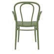 Compamia Victor XL Resin Outdoor Arm Chair Olive Green