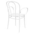 Compamia Victor XL Resin Outdoor Arm Chair White