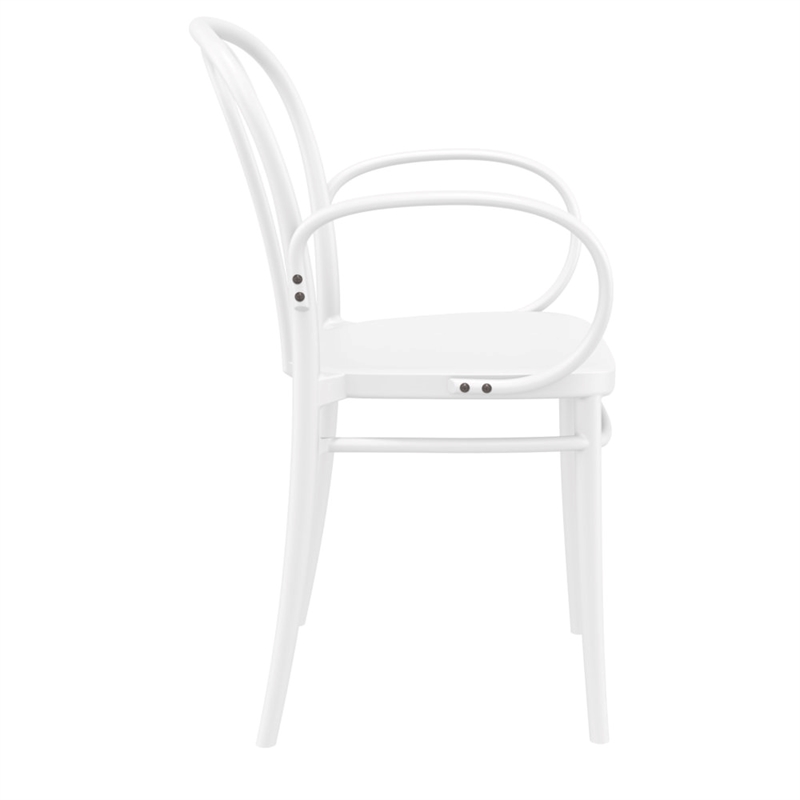 Compamia Victor XL Resin Outdoor Arm Chair White