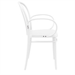 Compamia Victor XL Resin Outdoor Arm Chair White