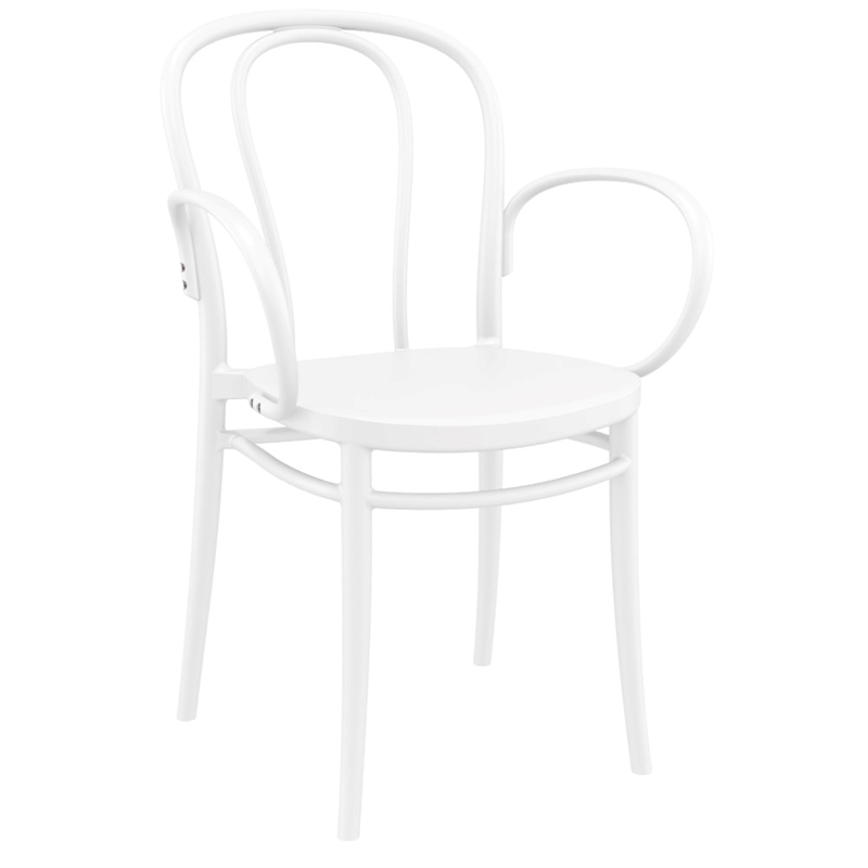 Compamia Victor XL Resin Outdoor Arm Chair White