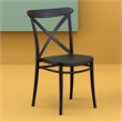 Compamia Cross Resin Outdoor Chair Black