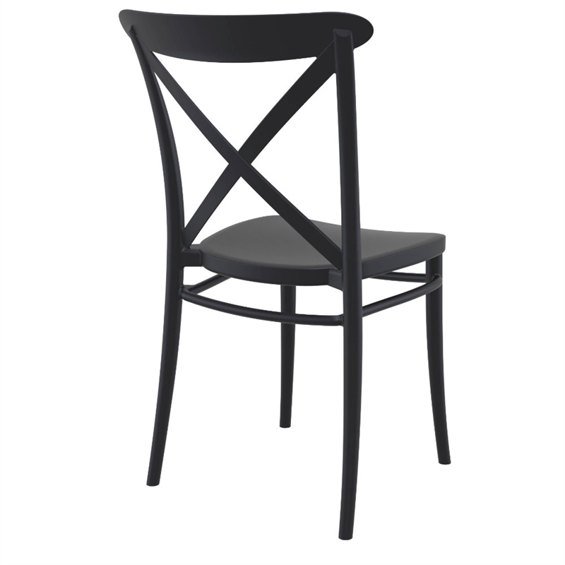 Compamia Cross Resin Outdoor Chair Black