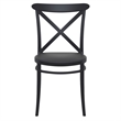 Compamia Cross Resin Outdoor Chair Black