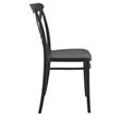 Compamia Cross Resin Outdoor Chair Black