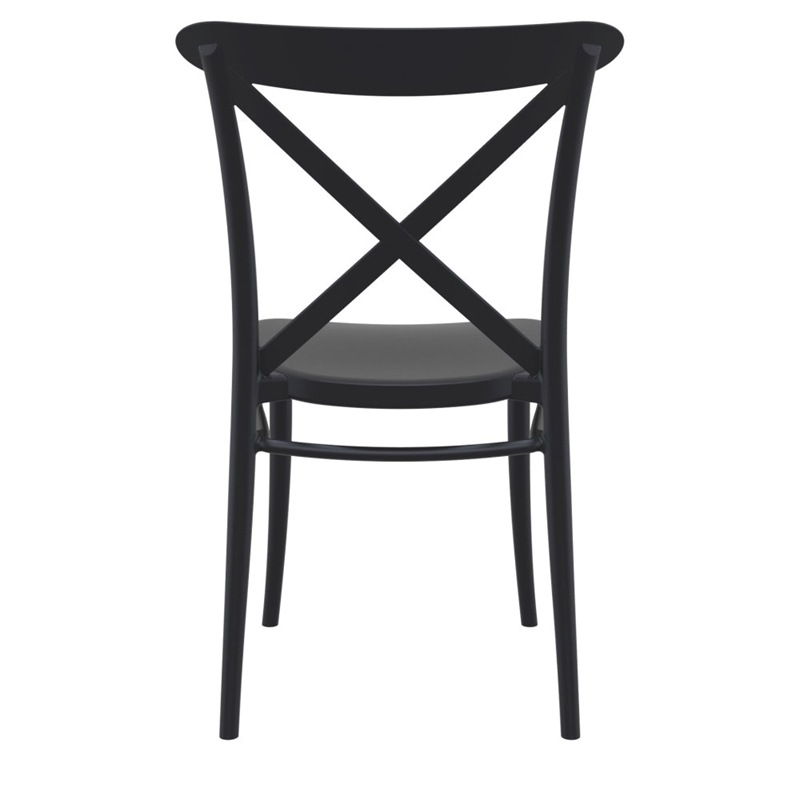 Compamia Cross Resin Outdoor Chair Black
