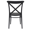 Compamia Cross Resin Outdoor Chair Black