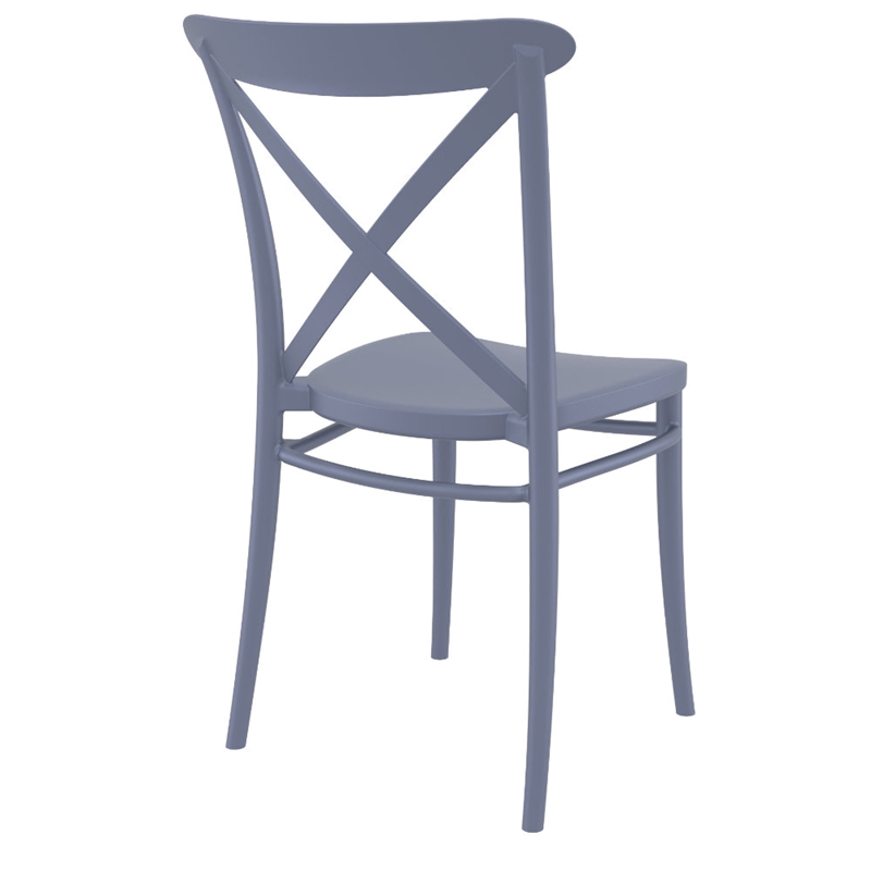 Compamia Cross Resin Outdoor Chair Dark Gray