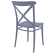 Compamia Cross Resin Outdoor Chair Dark Gray