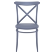 Compamia Cross Resin Outdoor Chair Dark Gray