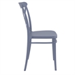 Compamia Cross Resin Outdoor Chair Dark Gray